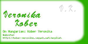 veronika kober business card